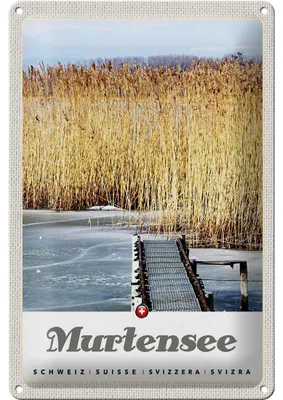 Produktbild von Blechschild Reise 20x30cm Murtensee Österreich Radtour Natur