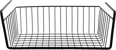 Produktbild von Zeller aufsteckbarer Aufbewahrungskorb, Metall, 41x26x15 cm, schwarz