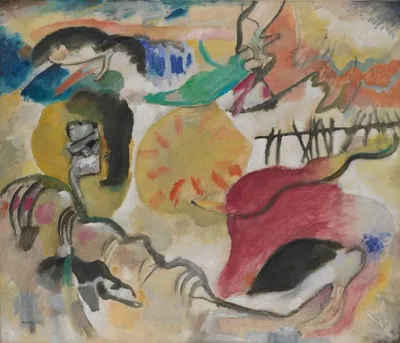 Produktbild von Solidchoice – Leinwandbild, Improvisation, 58x90 cm, ohne Rahmen