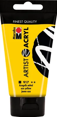 Produktbild von Marabu 12200002917, 75 ml, Gelb, Tube, Wasserfest