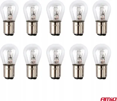Zdjęcie produktu dla Żarówki halogenowe P21/4W 12V BAZ15d 10szt. AMIO-03369