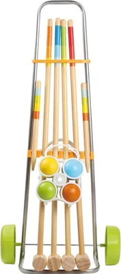 Produktbild von Outdoor Active Outdoor active Krocketwagen für 4 Spieler, Länge 80 cm