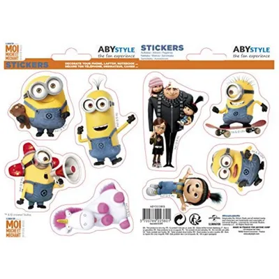 Produktbild von MINIONS STICKERS -161 cm/ 2 planches Minions
