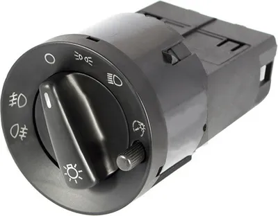 Produktbild von Lichtschalter Hauptlicht Schalter chrom passend für VW Golf Passat Polo (SL1)