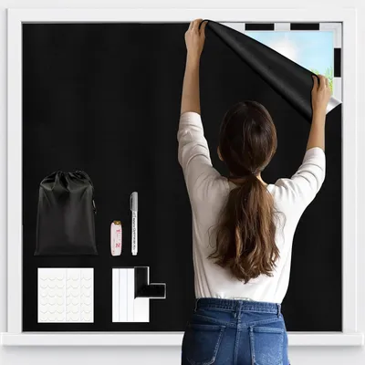 Imagen del producto de Elzusha - Cortinas opacas, color , 200 x 148 cm