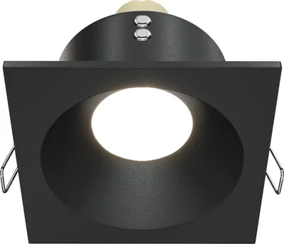 Produktbild von Maytoni Zoom Einbauleuchte DL033-2-01B 1xGU10, Schwarz, aus Aluminum, exkl. Leuchtmittel