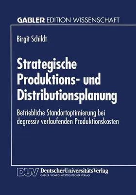 Obrázok produktu pre Strategische Produktions- und Distributionsplanung
