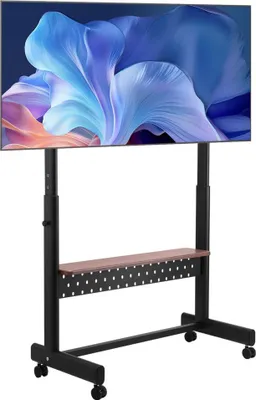 Zdjęcie produktu dla Stojak TV na kółkach Stojak na monitor - uniwersalny do telewizorów o przekątnej od 1397 do 2540 mm