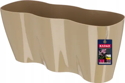 Obrázek produktu pro KADAX květináč "Fermo", květináč, plastový květináč, květináč, béžový, 35 cm
