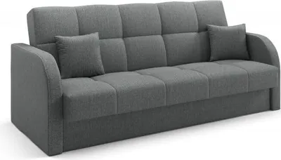 Zdjęcie produktu dla LIKMA Rozkładana Wersalka Togo Ciemnoszara 214x93x85cm z Funkcją Spania, Pojemnikiem na Pościel, Sofa w Tkaninie Inari 96