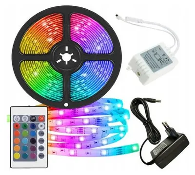 Imagen del producto de Tira de LED RGB - 5 metros - 60 LED por metro - IP65