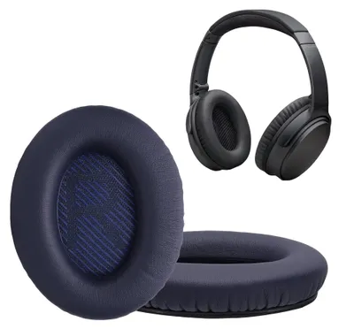 Produktbild von kwmobile 2x Ohr Polster für Bose Quietcomfort 35 35II 25 15 / QC35 QC35II QC25 QC15 Ohrpolster - Ersatz Ohrpolster - Kopfhörer Ersatzteile - Kopfhörer