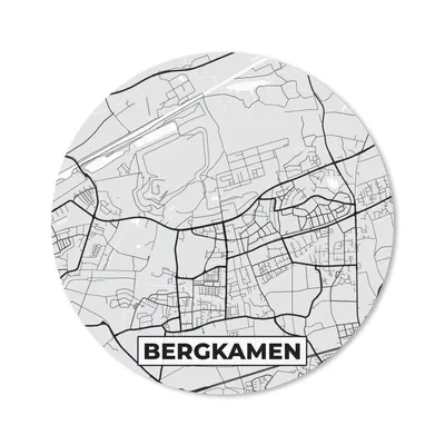 Produktbild von MuchoWow® Mauspad Mousepad Stadtplan - Karte von Bergkamen - Deutschland - Karte 40x40 cm - Mousepads - Maus Mat - Pad - Mausunterlage - Schreibtisch Accessoires