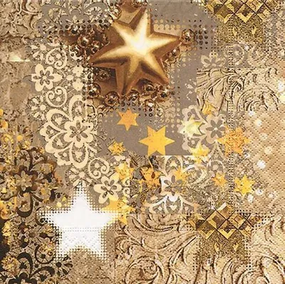 Produktbild von 20 Servietten Gold Rush - Goldrausch 33x33cm