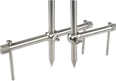 Obrázek produktu pro Carp Spirit Bankstick Double Stabiliser Silver Silver Jedna velikost