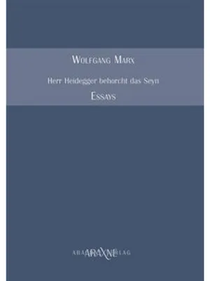 Immagine prodotto di Herr Heidegger behorcht das Seyn