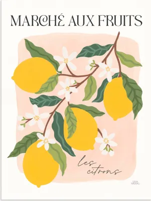 Produktbild von ARTland Wandbild Alu für Innen & Outdoor Marche aux Fruits II Größe: 90x120 cm