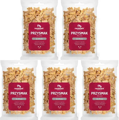 Produktbild von Recosnack Straußenwürfel Hundeleckerli 100g (5-er pack)
