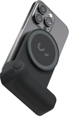 Produktbild von Shiftcam ShiftCam SnapGrip magnetischer Handygriff - mit integriertem Powerbank - kabelloser Auslöser - Mitternacht (Grau)