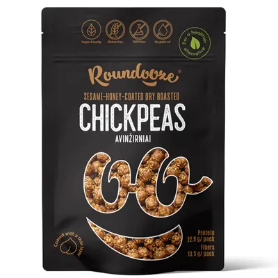 Obrázok produktu pre Cizrna pečená na mede so sezamom 150g Roundooze