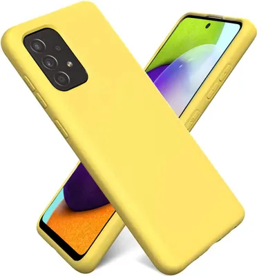 Zdjęcie produktu dla Etui ochronne na telefon komórkowy Samsung Galaxy A35 5G, silikonowo-żelowe, żółte