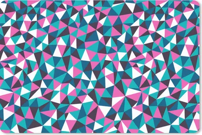 Produktbild von MuchoWow® Mauspad Mousepad Geometrie - Rosa - Blau - Weiß - Muster 27x18 cm - Mousepads - Maus Mat - Pad - Mausunterlage - Büroartikel - Desk Matten