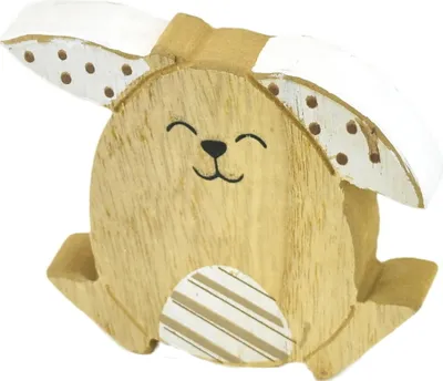 Produktbild von Tanzender Hase aus Holz 11x9 cm
