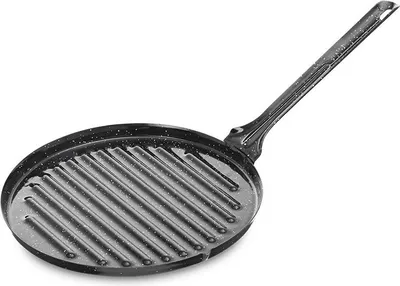 Image de Poêle Rôti Ronde émaillée Cuisson Uniforme, Facile D'entretien - Vaello