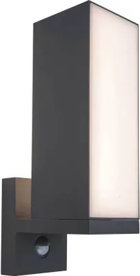 Produktbild von LUTEC Cuba LED Aussenwandleuchte 3000 K 13W Bewegungsmelder IP54 Anthrazit