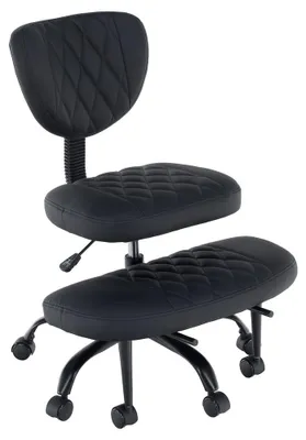 Produktbild von Kondela Ergonomischer Kniehocker auf Rollen Samer - schwarz