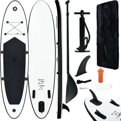 Obrázok produktu pre Nafukovací Stand up paddleboard, čierno biely