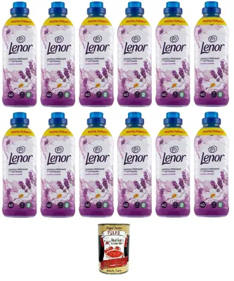 Produktbild von Weichspülerkonzentrat, Lavendel und Kamille, 40 Wäschen, 12x 840 ml+ Italian Gourmet polpa 400g