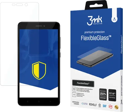 Produktbild von 3mk Display Hybridglas FlexibleGlass für Xiaomi Redmi 4 0,3mm 7H