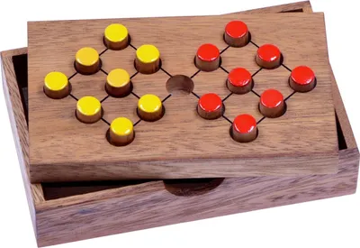 Produktbild von Tausche Acht - Halma - Denkspiel - Knobelspiel aus Holz