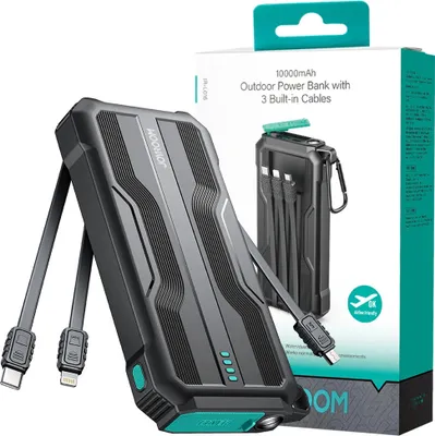 Produktbild von JOYROOM JR-L016, 10000 mAh, Lithium Polymer (LiPo), 3,7 V, Schwarz