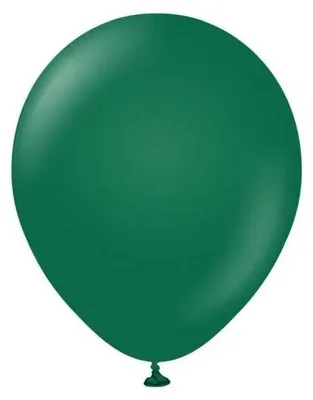 Obrázek produktu pro Kalisan Tmavě zelené latexové balónky, zelené 45 cm, 25 ks.