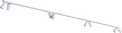 Produktbild von Spot Lampe Metall verstellbar in Weiß Gold GU10 länglich Modern Strahler