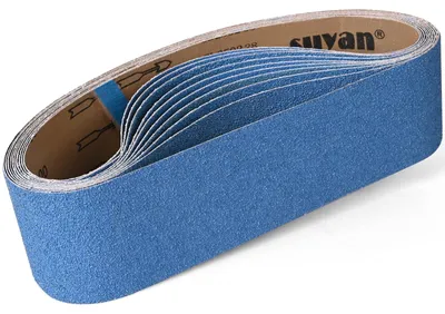 Obrázok produktu pre Brúsne pásy 100 x 915 mm - 10 kusov, zrniteľnosť 100, určené na leštenie kovov a dreva