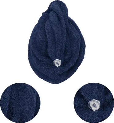 Zdjęcie produktu dla Turban SPA 100% bawełna frotte 460 g/m² granatowy
