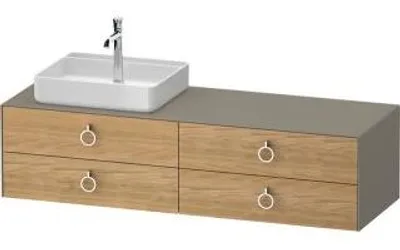 Produktbild von DURAVIT WT4995LH5920000 Konsolen-WTU wh White Tulip 550x1600x