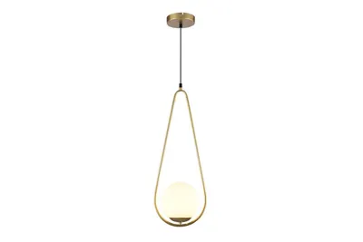 Produktbild von GTV - Pendelleuchte CIKLOP Deckenleuchte AC220-240V,50/60Hz,1*E27, IP20,DURCHM. 20 CM,einzeln,gold
