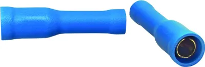 Produktbild von Sinuslive Rundstecker vergoldet blau 2,5mm² - 4mm² 10 Stück