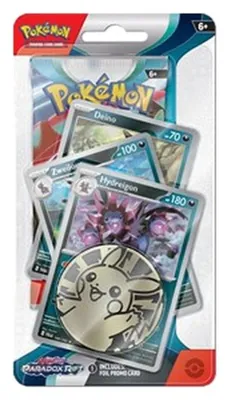 Productafbeelding van Pokémon Paradox Rift: Hydreigon Premium Checklane Blisterverpakking