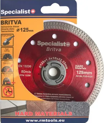 Immagine prodotto di Specialist+ Dimanta disks Specialist Britva 125x1 2x22