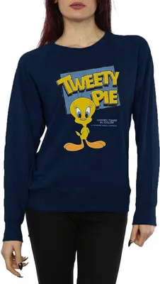 Image de Looney Tunes - "Classic" Sweatshirt für Damen BI896 (S) (Marineblau)