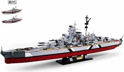 Produktbild von Sluban Bismark 2 in 1 Modellbausteine M38-B1102