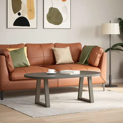 Immagine prodotto di Gambe per Tavolino da Caffè a Forma di V 2 pz Acciaio Naturale 38x(42-43,3) cm Acciaio