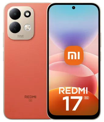 Zdjęcie produktu dla Xiaomi Redmi 17 5G 17,5 cm (6.9") USB Type-C 4 GB 256 GB 7500 mAh Pomarańczowy