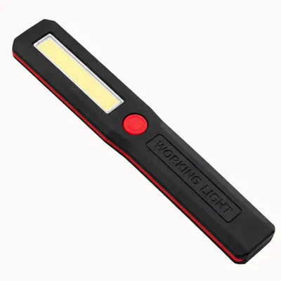 Produktbild von LED Arbeitsleuchte 16 cm 1 Stück Schwarz COB Arbeitslicht Magnetisch Werkstattlampe KFZ Handlampe 3 Lichtmodi Batteriebetrieb