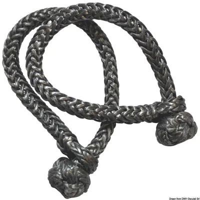 Immagine prodotto di Anello morbido in Dyneema nero - 6 mm Osculati 08.310.06